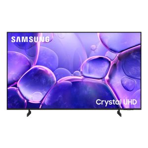 Samsung Crystal UHD 75" UE75U8000FUXZT 4K, Processore Crystal 4K, HDR, Smart Experience, OTS Lite & Adaptive Sound, Metal Stream Design, Smart TV, 2025