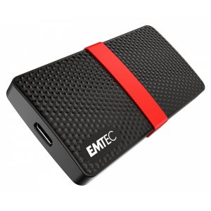 Emtec X200 1 TB USB tipo-C 3.2 Gen 1 (3.1 Gen 1) Nero, Rosso