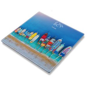 Beurer GS 215 Bilancia pesapersone elettronica Quadrato Multicolore