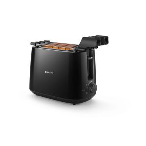 Philips Daily Collection Tostapane HD2583/90, 600W, 2 pinze, 8 livelli di tostatura