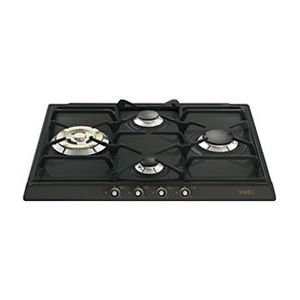 Smeg SR764AO piano cottura Antracite Da incasso Gas 4 Fornello(i) Made in Italy