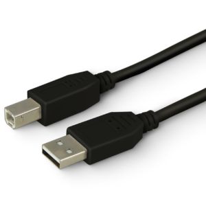 Alpha Elettronica 95-602/3NB cavo USB USB 2.0 3 m USB A USB B Nero