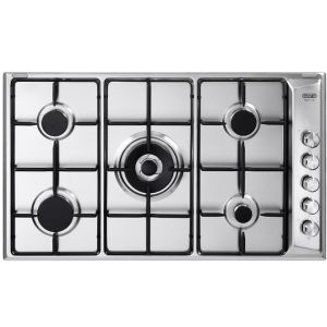 De’Longhi DLI 59 DD piano cottura Acciaio inox Da incasso 90 cm Gas 5 Fornello(i)