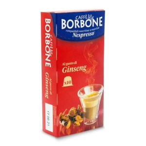 Caffè Borbone Capsule per Nespresso al gusto di Ginseng Capsule caffè 10 pz