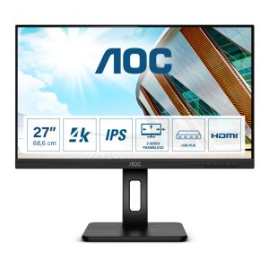 AOC P2 U27P2 Monitor PC 68,6 cm (27") 3840 x 2160 Pixel 4K Ultra HD LED Nero
