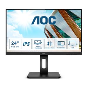 AOC P2 Q24P2Q Monitor PC 60,5 cm (23.8") 2560 x 1440 Pixel Quad HD LED Nero