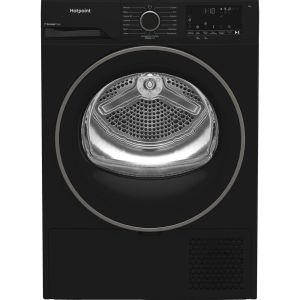Hotpoint Ariston HPT 94D BBS IT, Capacità 9kg, classe C, colore Black,EasyIron, PetHair Removal | Profondità mobile 60cm