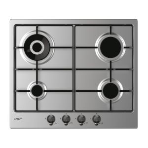 Candy Classic CHW6BR4WTX Acciaio inox Da incasso 60 cm Gas 4 Fornello(i)