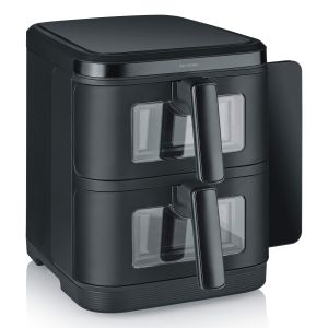 Severin FR 2468 Doppia 11 L Indipendente 2800 W Friggitrice ad aria calda Nero