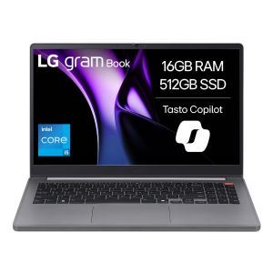 LG Gram 15UB50T-G Intel® Core™ i5 i5-1334U Computer portatile 39,6 cm (15.6") Full HD 16 GB DDR4-SDRAM 512 GB SSD Wi-Fi 6 (802.11ax) Windows 11 Pro Argento