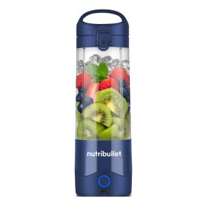 NutriBullet Portable – Mini Frullatore Compatto e Portatile, Ricaricabile USB-C, Smoothie Maker, Blu (NBP003NBL)