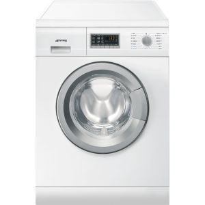 Smeg LSF147E lavasciuga Libera installazione Caricamento frontale Bianco