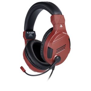 Bigben Interactive PS4OFHEADSETV3R cuffia e auricolare Cablato A Padiglione Gaming Rosso