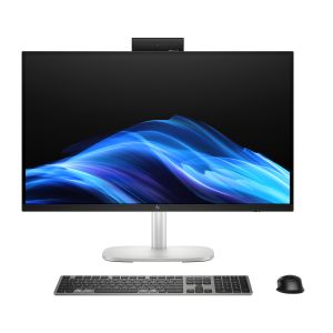 HP EliteStudio 8 G1i AI Wolf Pro Security Edition Intel Core Ultra 9 285 68,6 cm (27") 2560 x 1440 Pixel Touch screen PC All-in-one 32 GB DDR5-SDRAM 1 TB SSD Windows 11 Pro Wi-Fi 7 (802.11be) AI PC Argento