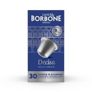Caffè Borbone Capsule compatibili sistema Nespresso Alluminio - Miscela Decisa - 30 capsule