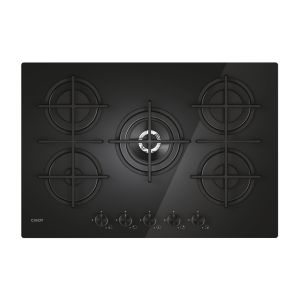 Candy CVG74WTB Nero Da incasso 75 cm Gas 5 Fornello(i)