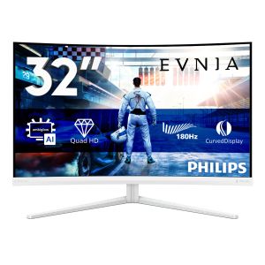 Philips Evnia 5000 32M2C5501/00 Monitor PC 80 cm (31.5") 2560 x 1440 Pixel Quad HD LCD Bianco