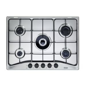 De’Longhi FFA 57 ASV piano cottura Acciaio inox Da incasso 68 cm Gas 5 Fornello(i)