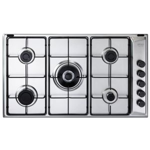 De’Longhi FLA 59 DD piano cottura Acciaio inox Da incasso 86 cm Gas 5 Fornello(i)