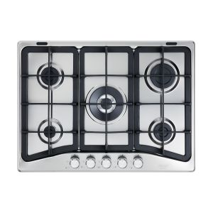 De’Longhi PFI 57 GH piano cottura Acciaio inox Da incasso 68 cm Gas 5 Fornello(i)
