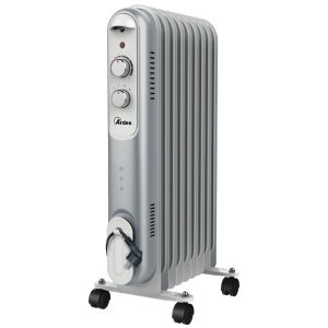 Ardes AR4R09S stufetta elettrica Interno Nero, Grigio, Bianco 2000 W Riscaldatore ambiente elettrico a olio