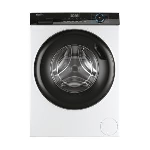 Haier I-Pro Series 3 I-Pro Serie 3, Lavatrice Carica Frontale 10 KG, 10% più efficente della classe A, 1400 giri, Bianco, Inverter, Vapore, HW100-BP14939-S