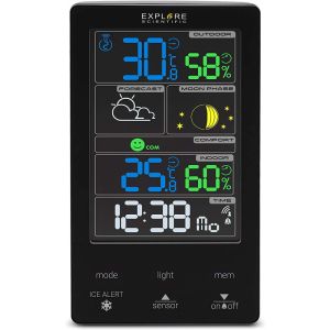 Explore Scientific WSC-4009 stazione meteorologica digitale Nero LCD AC
