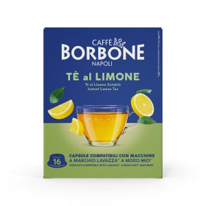 Caffè Borbone Capsule Compatibili Sistema A Modo Mio - The Al Limone - 16 Caps