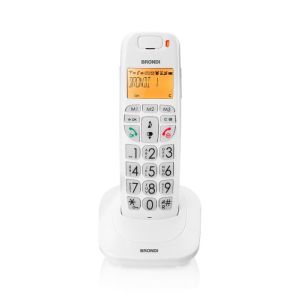 Brondi Bravo Bright Telefono DECT Identificatore di chiamata Bianco