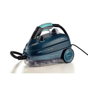 Ariete 4146 XVapor Deluxe, Pulitore a Vapore Mobile, 5 bar, Vano Portaccessori Integrato, Autonomia fino a 55', Cavo 6 m, 1500W, Blu