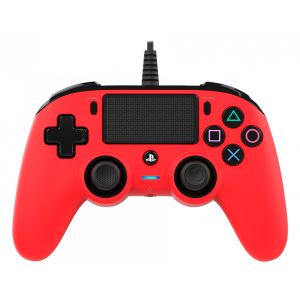 NACON PS4OFCPADRED periferica di gioco Rosso USB Gamepad Analogico/Digitale PC, PlayStation 4