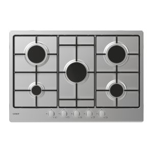 Candy Idea CHW7X Acciaio inox Da incasso Gas 5 Fornello(i)