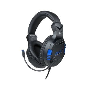 Bigben Interactive PS4OFHEADSETV3 cuffia e auricolare Cablato A Padiglione Gaming Nero, Blu