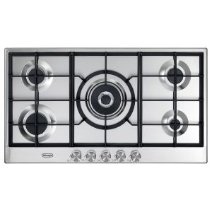 De’Longhi NSL 590 X piano cottura Acciaio inox Da incasso 90 cm Gas 5 Fornello(i)