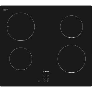 Bosch Serie 2 PUG611AA5E piano cottura Nero Da incasso 60 cm Piano cottura a induzione 4 Fornello(i)
