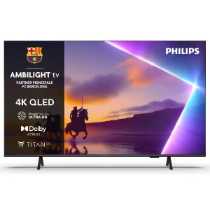 Philips Ambilight TV 55PUS8450 4K UHD QLED 139cm 55" Smart TV Dolby Atmos Titan OS