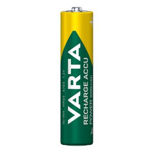 Varta Recharge Accu Power AAA 1000 mAh Blister da 2 (Batteria NiMH Accu Precaricata, Micro, ricaricabile, pronta all'uso)