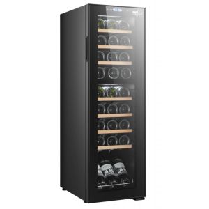 Melchioni Vermentino 27 C Dual Cantinetta vino con compressore Libera installazione Nero 27 bottiglia/bottiglie