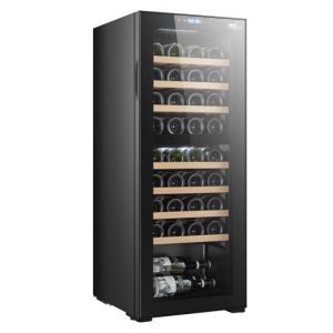 Melchioni Vermentino 36 C Dual Cantinetta vino con compressore Libera installazione Nero 36 bottiglia/bottiglie