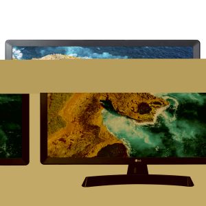 LG 24TQ510S Monitor TV 23.6" smart webOS 22 Wi-Fi NOVITÀ 2022 Nero