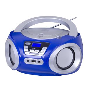 Trevi STEREO PORTATILE BOOMBOX CD WIRELESS USB AUX-IN CMP 544 BT BLU