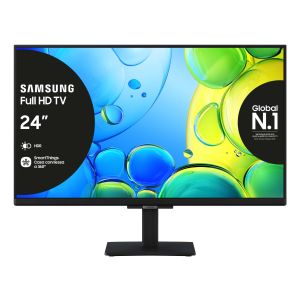 Samsung Full HD 24" UE24F6000FUXZT, Hyper Real Processor, HDR & Pur Color, Smart Experience, OTS Lite & Adaptive Sound, Slim Look Design, Smart TV, 2025