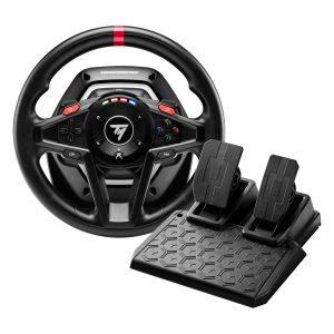 Thrustmaster T128 Nero USB Sterzo + Pedali Analogico/Digitale PC, Xbox One, Xbox Series S, Xbox Series X, Xbox One X, Xbox One S