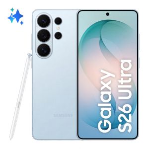 Samsung Galaxy S26 Ultra Smartphone AI, 256GB, Privacy Display integrato, Processore potente, Assistente Foto, Camera 200 MP, 5000 mAh, Sky Blue