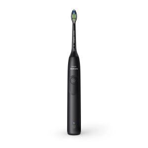 Philips Sonicare serie 5300 Sonicare Spazzolino elettrico sonico con base di ricarica, 2 livelli intensità, sensore di pressione colore nero HX7101/02