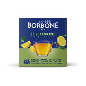 Caffè Borbone Capsule Compatibili Dolce Gusto - The Al Limone - 16 caps