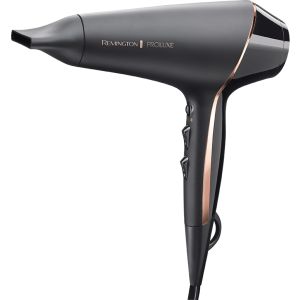 Remington PROLuxe Midnight Edition asciuga capelli 2400 W Nero, Oro