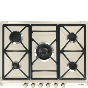 Smeg SR775PO piano cottura Crema Da incasso Gas 5 Fornello(i) Made in Italy