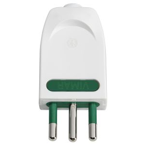 Vimar 00203.B presa elettrica S11 Bianco 2P