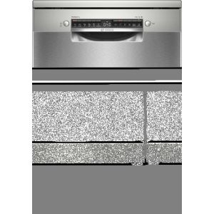 Bosch Serie 6 SMS6ZCI10E Lavastoviglie da libera installazione 14 coperti Acciaio spazzolato anti-impronta Classe B